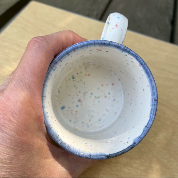 John Tams Rainbow Speckled Confetti Espresso Cup - Picture 5 of 9